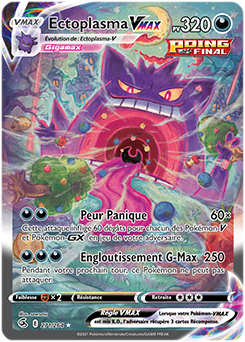 Carte Pokémon Ectoplasma VMAX 271/264 de la série Poing de Fusion en vente au meilleur prix