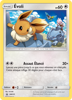 Carte Pokémon Eevee SM235 de la série Promos Soleil et Lune en vente au meilleur prix