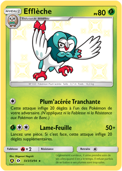 Carte Pokémon Efflèche SV3/SV94 de la série Destinées Occultes en vente au meilleur prix