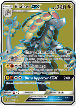 Carte Pokémon Ékaïser GX 141/145 de la série Gardiens Ascendants en vente au meilleur prix