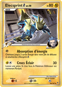 Carte Pokémon Elecsprint 66/147 de la série Vainqueurs Suprêmes en vente au meilleur prix