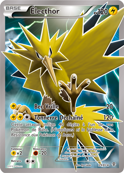 Carte Pokémon Pokémon Full Art Électhor 29/83 de la série Générations