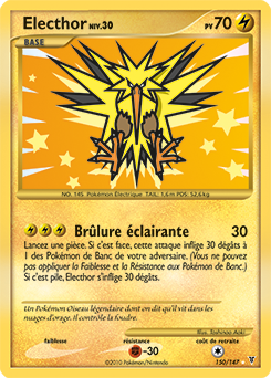 Carte Pokémon Electhor 150/147 de la série Vainqueurs Suprêmes en vente au meilleur prix