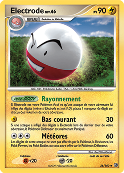 Carte Pokémon Electrode 36/100 de la série Tempête en vente au meilleur prix