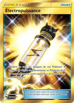 Carte Pokémon Électropuissance 232/214 de la série Tonnerre Perdu en vente au meilleur prix