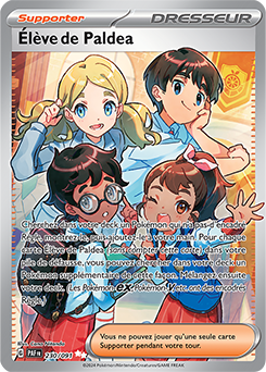 Carte Pokémon Élève de Paldea 230/91 de la série Destinées de Paldea en vente au meilleur prix