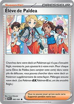 Carte Pokémon Élève de Paldea 85/91 de la série Destinées de Paldea en vente au meilleur prix