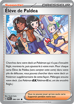 Carte Pokémon Élève de Paldea 86/91 de la série Destinées de Paldea en vente au meilleur prix