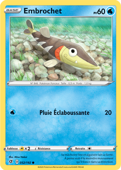 Carte Pokémon Embrochet 52/192 de la série Clash des Rebelles en vente au meilleur prix