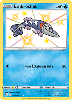 Carte Pokémon Embrochet SV031/SV122 de la série Destinées Radieuses en vente au meilleur prix