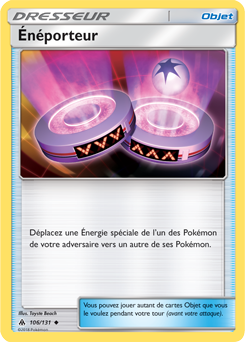 Carte Pokémon Peu commune Énéporteur 106/131 de la série Lumière Interdite