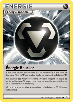 Carte Pokémon Énergie Bouclier 143/160 de la série Primo Choc en vente au meilleur prix