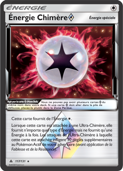 Carte Pokémon Prisme Étoile Énergie Chimère 117/131 de la série Lumière Interdite