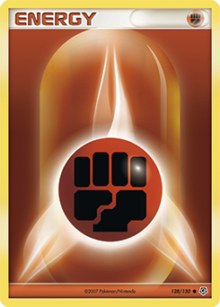 Carte Pokémon Commune Énergie Combat 128/130 de la série Diamant & Perle