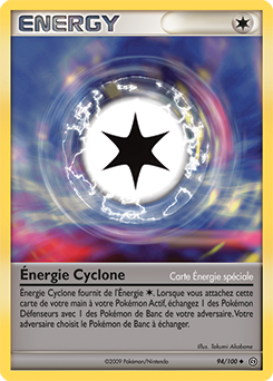 Carte Pokémon Énergie Cyclone 94/100 de la série Tempête en vente au meilleur prix
