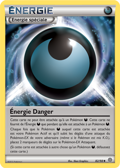 Carte Pokémon Énergie Danger 82/98 de la série Origines Antiques en vente au meilleur prix