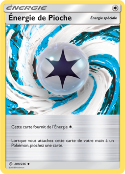 Carte Pokémon Énergie de Pioche 209/236 de la série Éclipse Cosmique en vente au meilleur prix