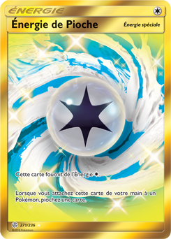 Carte Pokémon Énergie de Pioche 271/236 de la série Éclipse Cosmique en vente au meilleur prix