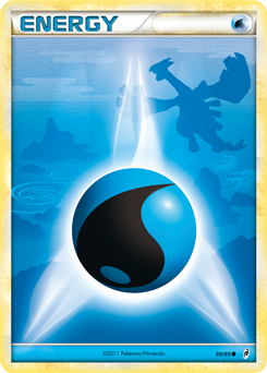 Carte Pokémon Commune Énergie Eau 90/95 de la série Appel des Légendes