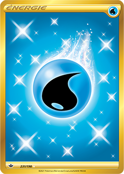 Carte Pokémon Energie Eau 231/198 de la série Règne de Glace en vente au meilleur prix