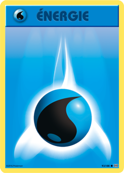 Carte Pokémon Commune Énergie Eau 93/108 de la série Évolutions