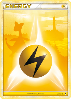 Carte Pokémon Commune Énergie Électrique 91/95 de la série Appel des Légendes