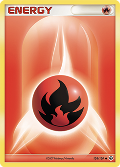 Carte Pokémon Énergie Feu 124/130 de la série Diamant & Perle en vente au meilleur prix