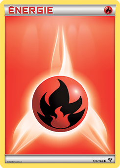 Carte Pokémon Commune Énergie Feu 133/146 de la série X&Y