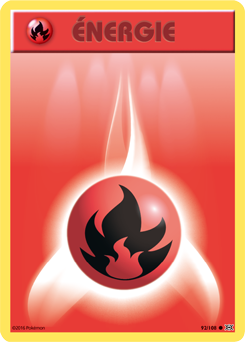 Carte Pokémon Commune Énergie Feu 92/108 de la série Évolutions