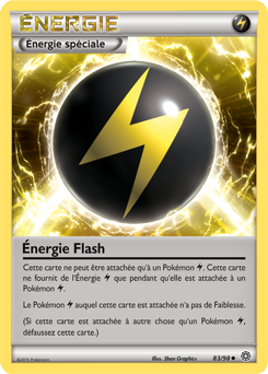Carte Pokémon Énergie Flash 83/98 de la série Origines Antiques en vente au meilleur prix