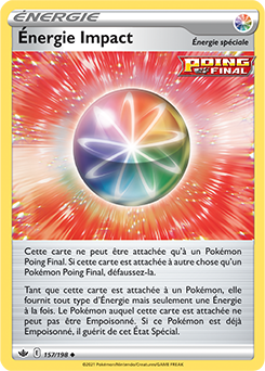 Carte Pokémon Énergie Impact 157/198 de la série Règne de Glace en vente au meilleur prix