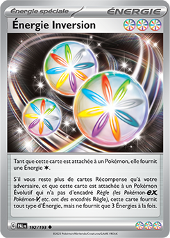 Carte Pokémon Énergie Inversion 192/193 de la série Évolutions à Paldea en vente au meilleur prix