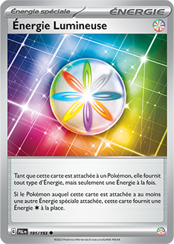 Carte Pokémon Énergie Lumineuse 191/193 de la série Évolutions à Paldea en vente au meilleur prix