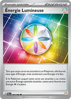 Carte Pokémon Peu commune Énergie Lumineuse 191/193 de la série Évolutions à Paldea