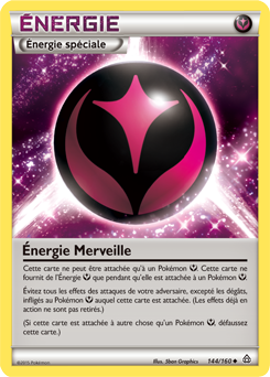 Carte Pokémon Peu commune Énergie Merveille 144/160 de la série Primo Choc