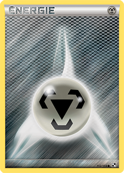 Carte Pokémon Commune Énergie Métal 112/114 de la série Noir & Blanc
