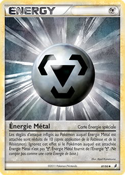 Carte Pokémon Peu commune Énergie Métal 87/95 de la série Appel des Légendes