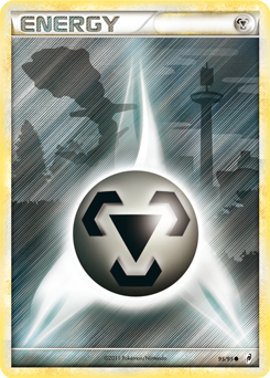 Carte Pokémon Commune Énergie Métal 95/95 de la série Appel des Légendes