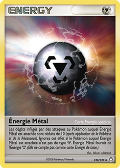 Carte Pokémon Peu commune Énergie Métal 120/123 de la série Trésors Mystérieux