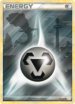 Carte Pokémon Commune Énergie Métal 122/123 de la série HeartGold SoulSilver
