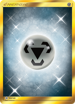 Carte Pokémon Énergie Gold SL Énergie Métal 163/149 de la série Soleil & Lune