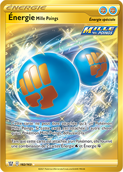 Carte Pokémon Énergie Mille Poings 182/163 de la série Styles de Combat en vente au meilleur prix