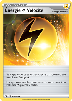 Carte Pokémon Énergie Miniature Type Électrique JCC.png Vélocité 173/192 de la série Clash des Rebelles en vente au meilleur prix