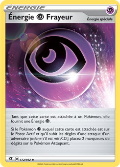 Carte Pokémon Peu commune Énergie Miniature Type Psy JCC.png Frayeur 172/192 de la série Clash des Rebelles