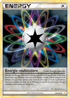 Carte Pokémon Énergie multicolore 104/123 de la série HeartGold SoulSilver en vente au meilleur prix