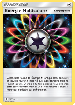 Carte Pokémon Énergie Multicolore 137/149 de la série Soleil & Lune en vente au meilleur prix