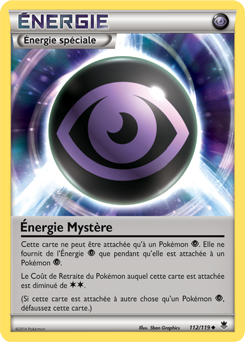 Carte Pokémon Énergie Mystère 112/119 de la série Vigueur Spectrale en vente au meilleur prix