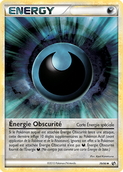 Carte Pokémon Énergie Obscurité 79/90 de la série Indomptable en vente au meilleur prix