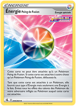 Carte Pokémon Énergie Poing de Fusion 244/264 de la série Poing de Fusion en vente au meilleur prix