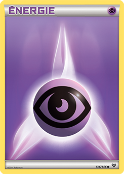 Carte Pokémon Commune Énergie Psy 136/146 de la série X&Y